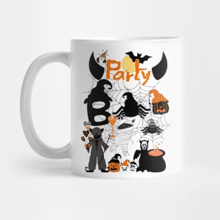 Cat Party Halloween Mug